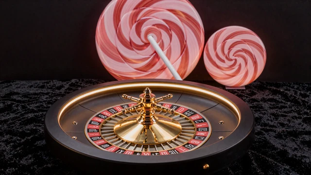 Premium Live-Casino-Roulettetisch mit goldenem Rand symbolisiert Evolution Gaming bei Iris Casino