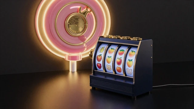 Leuchtende Slot-Walzen mit Fruchtsymbolen stehen stellvertretend f&uuml;r Pragmatic Play Slots bei Iris Casino
